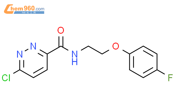 Pyridazinecarboxamide Chloro N Fluorophenoxy