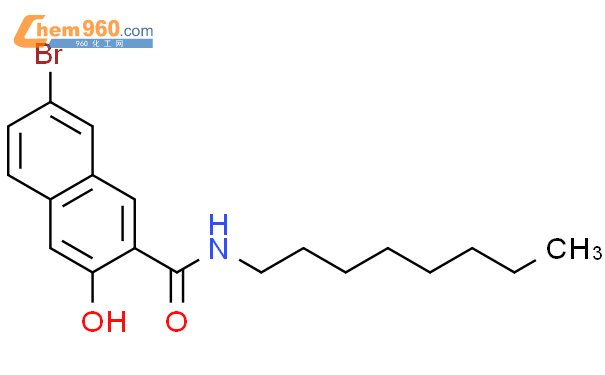 84222 53 7 2 NAPHTHALENECARBOXAMIDE 7 BROMO 3 HYDROXY N OCTYL CAS号