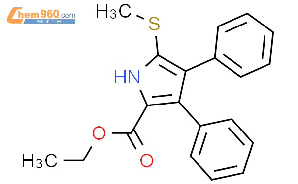 843640 97 1 1H Pyrrole 2 Carboxylic Acid 5 Methylthio 3 4 Diphenyl