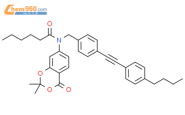 843676 69 7 Hexanamide N 4 4 Butylphenyl Ethynyl Phenyl Methyl N