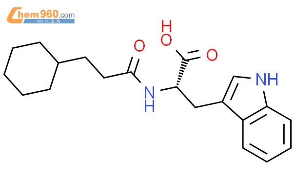 84432 42 8 L Tryptophan N 3 cyclohexyl 1 oxopropyl 化学式结构式分子式mol