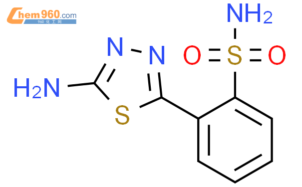 84557 53 9 2 5 amino 1 3 4 thiadiazol 2 yl benzenesulfonamide化学式结构式