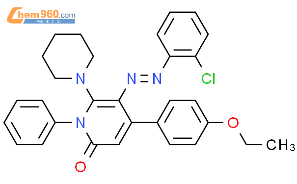 845960 77 2 2 1H Pyridinone 5 2 Chlorophenyl Azo 4 4 Ethoxyphenyl