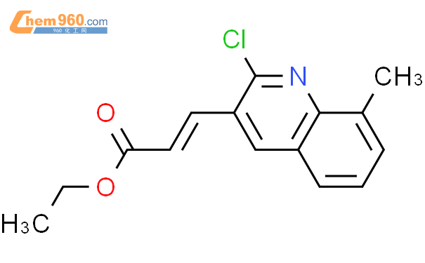 846061 11 8 2 PROPENOIC ACID 3 2 CHLORO 8 METHYL 3 QUINOLINYL