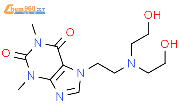 84668 55 3 1H Purine 2 6 Dione 7 2 Bis 2 Hydroxyethyl Amino Ethyl 3