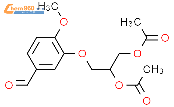 847144 83 6 Benzaldehyde 3 2 3 bis acetyloxy propoxy 4 methoxy CAS号