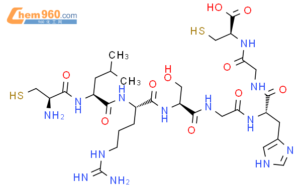 847233 72 1 L Cysteine L Cysteinyl L Leucyl L Arginyl L Serylglycyl L