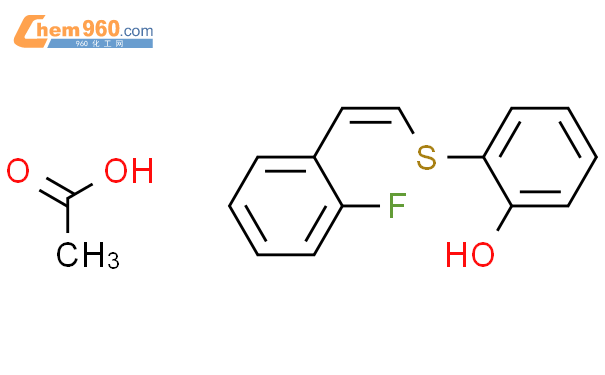 847258 27 9 Phenol 2 1Z 2 2 Fluorophenyl Ethenyl Thio