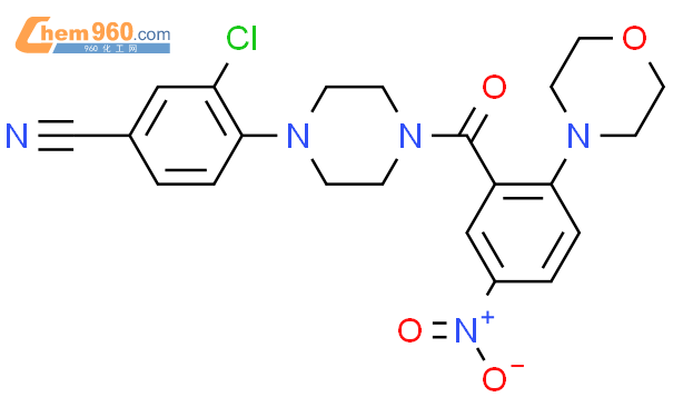 847969 63 5 Piperazine 1 2 Chloro 4 Cyanophenyl 4 2 4 Morpholinyl