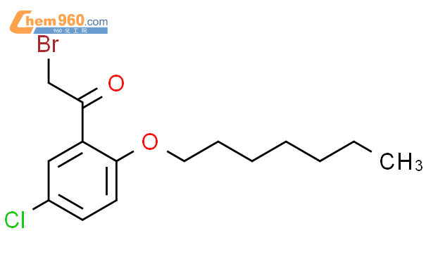 Ethanone Bromo Chloro Heptyloxy Phenyl Cas