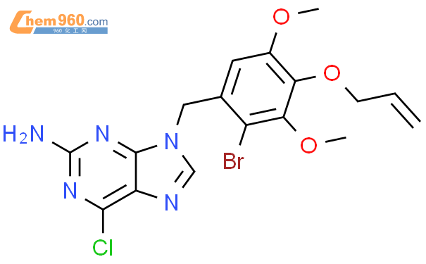 848696 45 7 9H Purin 2 Amine 9 2 Bromo 3 5 Dimethoxy 4 2 Propenyloxy