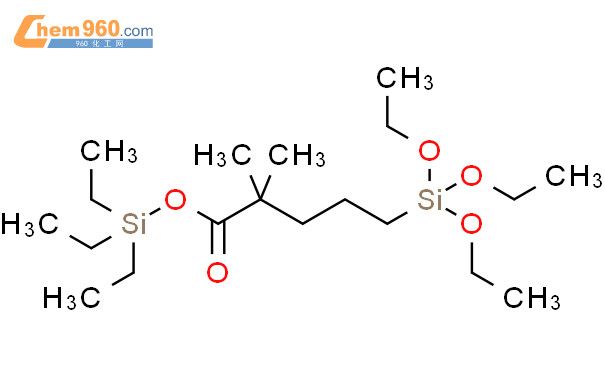 848781 00 0 Pentanoic Acid 2 2 Dimethyl 5 Triethoxysilyl