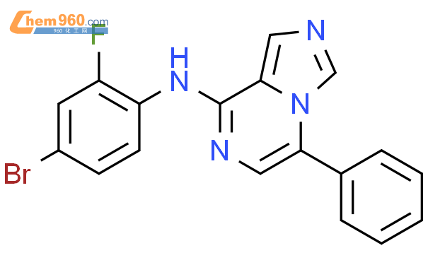 849199 76 4 Imidazo 1 5 A Pyrazin 8 Amine N 4 Bromo 2 Fluorophenyl 5