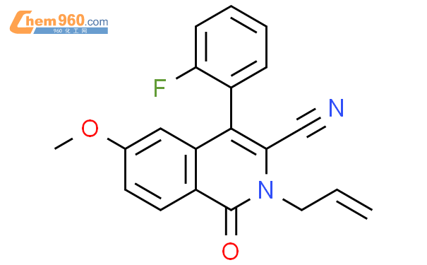 849634 84 0 3 Isoquinolinecarbonitrile 4 2 Fluorophenyl 1 2 Dihydro 6