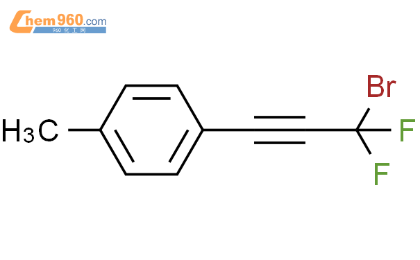 849729 96 0 Benzene 1 3 bromo 3 3 difluoro 1 propynyl 4 methyl 化学式