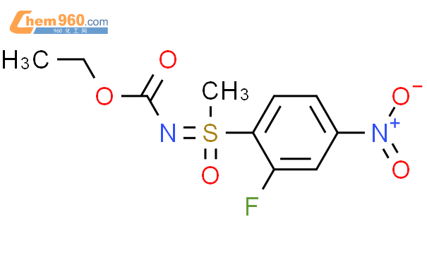 851008 64 5 SULFOXIMINE N ETHOXYCARBONYL S 2 FLUORO 4 NITROPHENYL