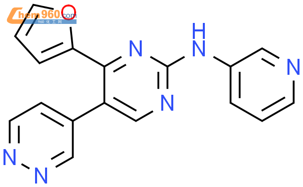 851371 38 5 2 Pyrimidinamine 4 2 Furanyl 5 4 Pyridazinyl N 3