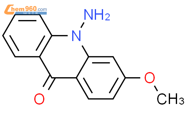 852916 65 5 9 10H Acridinone 10 amino 3 methoxy 化学式结构式分子式mol 960化工网