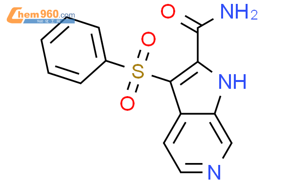 853685 85 5 1H PYRROLO 2 3 C PYRIDINE 2 CARBOXAMIDE 3 PHENYLSULFONYL