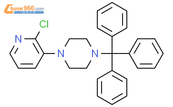 Piperazine Chloro Pyridinyl Triphenylmethyl