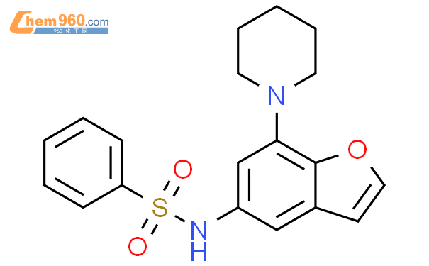 Benzenesulfonamide N Piperidinyl Benzofuranyl