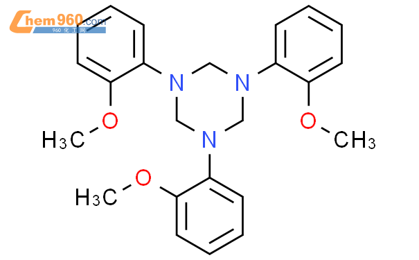 85680 36 0 1 3 5 Triazine hexahydro 1 3 5 tris 2 methoxyphenyl CAS号