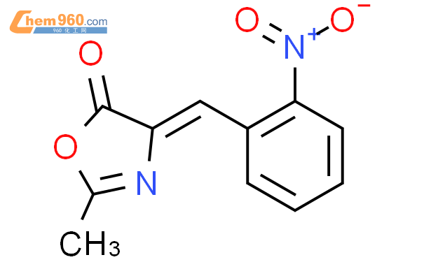 85986 91 0 5 4H Oxazolone 2 methyl 4 2 nitrophenyl methylene 化学式