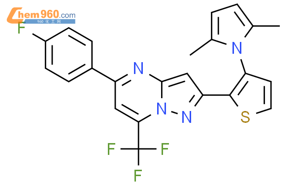 861209 60 1 1 2 5 4 Fluorophenyl 7 Trifluoromethyl Pyrazolo 1 5 A