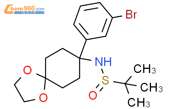 861857 74 1 2 PROPANESULFINAMIDE N 8 3 BROMOPHENYL 1 4 DIOXASPIRO 4