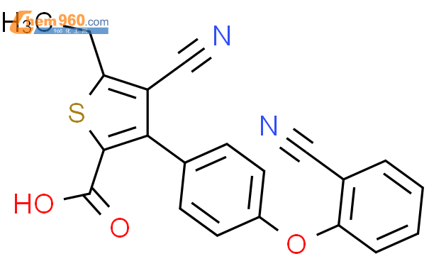 861962 07 4 2 Thiophenecarboxylic Acid 4 Cyano 3 4 2 Cyanophenoxy