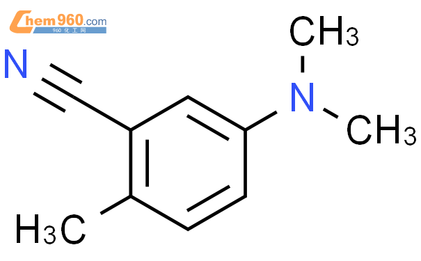 862470 09 5 Benzonitrile 5 dimethylamino 2 methyl 化学式结构式分子式mol