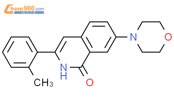 H Isoquinolinone Methylphenyl Morpholinyl