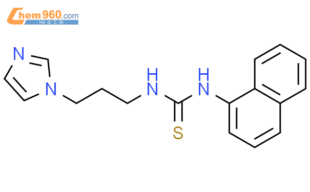 Thiourea N H Imidazol Yl Propyl N Naphthalenyl