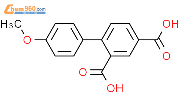 863103 37 1 1 1 Biphenyl 2 4 dicarboxylic acid 4 methoxy 化学式结构式