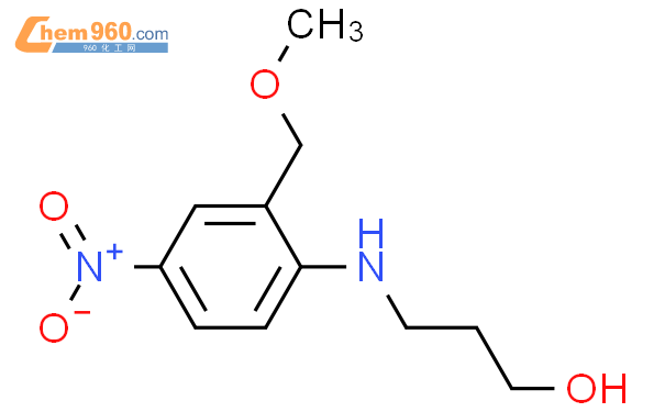 863496 54 2 1 Propanol 3 2 methoxymethyl 4 nitrophenyl amino CAS号