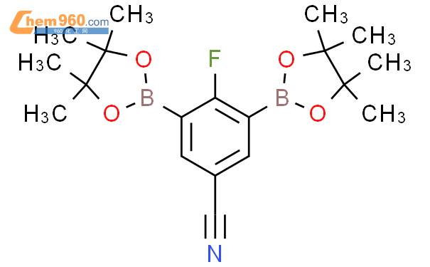 863868 42 2 Benzonitrile 4 Fluoro 3 5 Bis 4 4 5 5 Tetramethyl 1 3 2