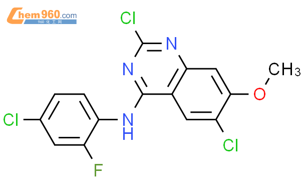 Quinazolinamine Dichloro N Chloro Fluorophenyl