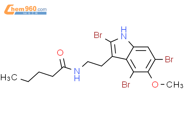 Pentanamide N Tribromo Methoxy H Indol Yl