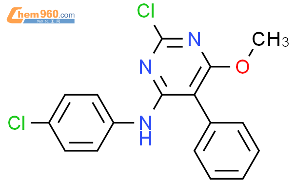 864655 22 1 4 Pyrimidinamine 2 Chloro N 4 Chlorophenyl 6 Methoxy 5