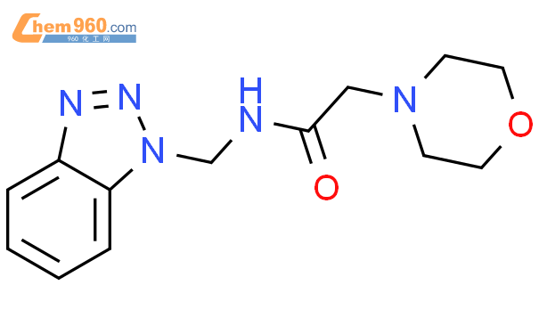 865076 34 2 4 MORPHOLINEACETAMIDE N 1H BENZOTRIAZOL 1 YLMETHYL CAS号