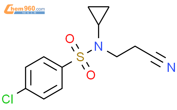 Benzenesulfonamide Chloro N Cyanoethyl N Cyclopropyl