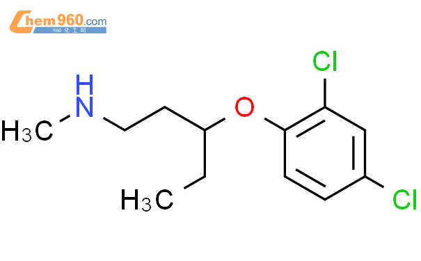 865863 34 9 1 PENTANAMINE 3 2 4 DICHLOROPHENOXY N METHYL CAS号 865863