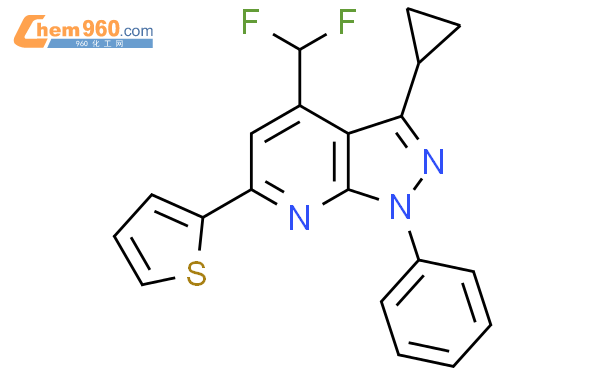 Cyclopropyl Difluoromethyl Phenyl Thiophen Yl H