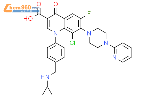 866955 71 7 3 Quinolinecarboxylic Acid 8 Chloro 1 4 Cyclopropylamino