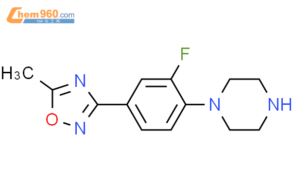 868245 83 4 PIPERAZINE 1 2 FLUORO 4 5 METHYL 1 2 4 OXADIAZOL 3 YL