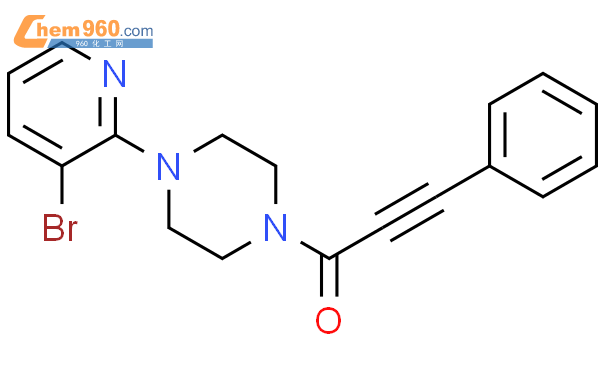 868603 34 3 Piperazine 1 3 Bromo 2 Pyridinyl 4 1 Oxo 3 Phenyl 2