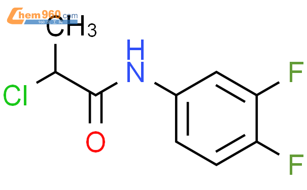 868771 20 4 2 chloro N 3 4 difluorophenyl propanamide化学式结构式分子式mol