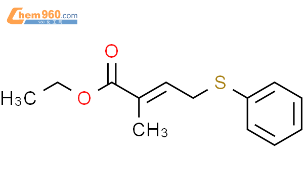 86895 84 3 2 Butenoic Acid 2 Methyl 4 Phenylthio Ethyl Ester E