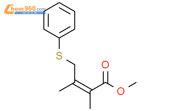 86895 88 7 2 Butenoic Acid 2 3 Dimethyl 4 Phenylthio Methyl Ester