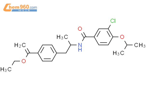 869567 04 4 Benzamide 3 Chloro N 1R 2 4 1 Ethoxyethenyl Phenyl 1